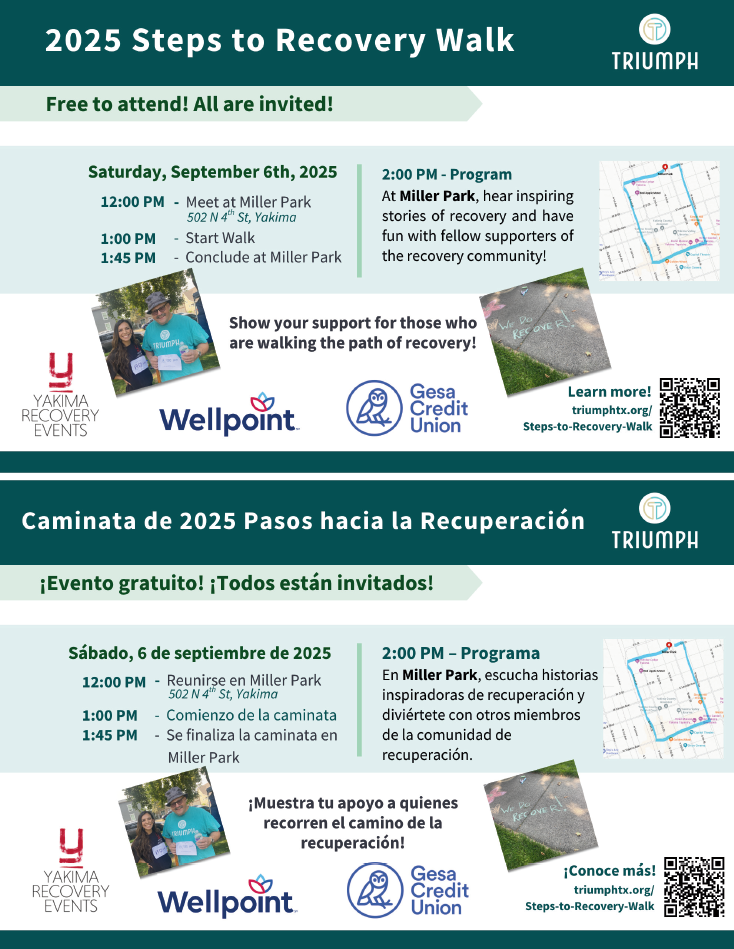 2025 Steps to Recovery Flyer Eng Span